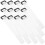 30Pièces Serre-Câbles En Nylon Pour Canne À Pêche Blanc Ajustable 9