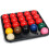 22 bolas billar pool snooker almacenamiento transporte 7