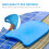 Blue Eva Kids Swimming Kickboard Lightweight Training Aid 8