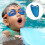 Blue Eva Kids Swimming Kickboard Lightweight Training Aid 10