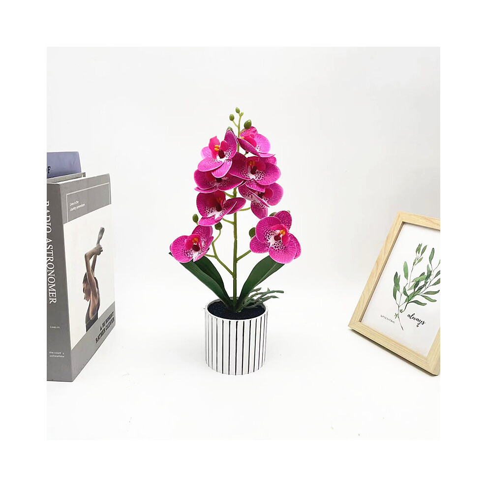 (Style B ) Rchb Aphrodite Phalaenopsis Fake Bonsai Bedroom Wedding Or Decor Prop Outdoor-image-OPC-PKT7TSM-NEW