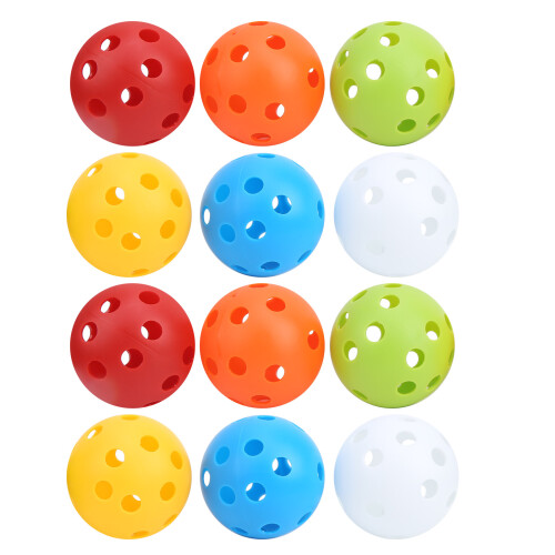 72MM 26 Löcher Golf Praxis Hohl Kunststoff Bälle 1