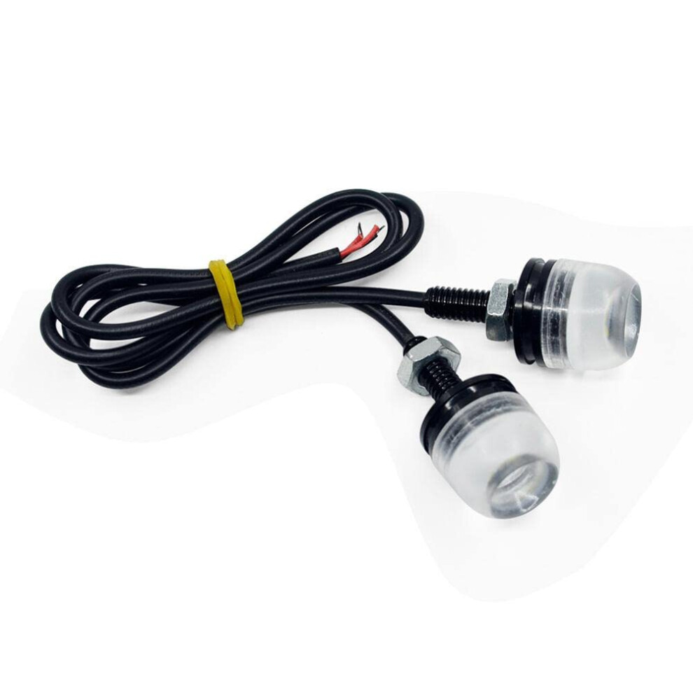 2Pcs Auto Lamps Led Turn Signal Eagle Eye Daytime Running Reverse Backup Bulbs For Motorcycle Car Ice Light/Blue 9393856065943