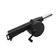 Car Blower Hand Crank BBQ Fan 2 Pcs Portable Grill Fire Bellows Tool Outdoor Camping Kitchen High Suction Power
