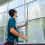 Window Cleaning Kit Telescopic Squeegee Mop Wash Wipe Tool Set Extension Pole 3