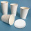 50pcs disposable paper cup lids for coffee hot drinks, white 5