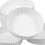 50pcs disposable paper cup lids for coffee hot drinks, white 7