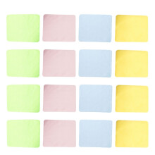 20 pcs microfiber cloths for glasses phone screen double-sided wipe