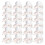 100Pcs Clear Heart Thumbtacks Versatile Push Pins for Cork and Maps 3