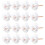 100Pcs Clear Heart Thumbtacks Versatile Push Pins for Cork and Maps 4