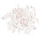 100Pcs Clear Heart Thumbtacks Versatile Push Pins for Cork and Maps 7
