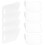 8Pcs Durable PP Drawer Partitions Transparent for Household Use 9