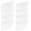 8Pcs Durable PP Drawer Partitions Transparent for Household Use 6