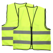 High Visibility Safety Reflective Vest Two Pack Breathable Waistcoat With Multiple Pockets Construction Traffic Cycling Surveyor Unisex