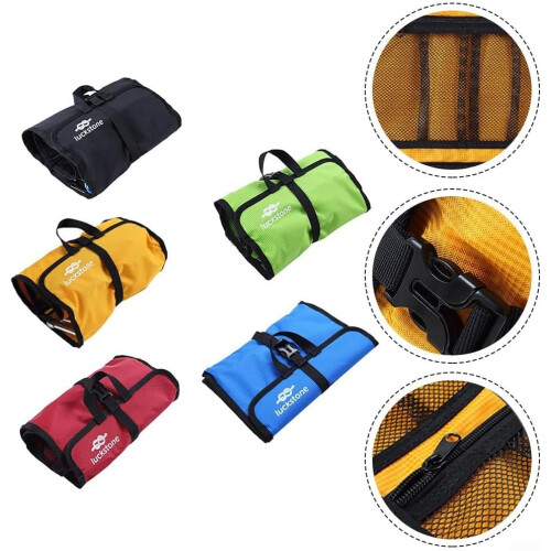 Streamlined Rock Climbing Storage Solution With Carrying Strap For Outdoor Use Yellow 1