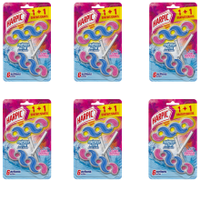 Harpic Toilet Rim Block Tropical Blossom 6 x 2 Pack 35g