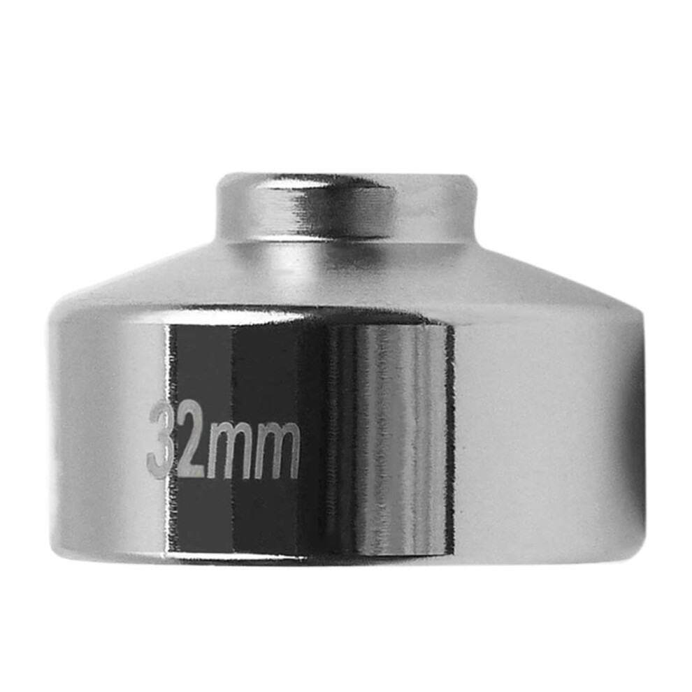 Socket Oil Filter Wrench Tool 32Mm Oil Filter Socket Steel Low-Profile 3/8 Inch Drive For Motorcycle And Car 9393856066568