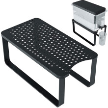 Water Dispenser Bracket Metal Sturdy Water Filter Stand 37.85 x 20 x 17.27 Cm Space Saving Easy Install Fits Drink Jars