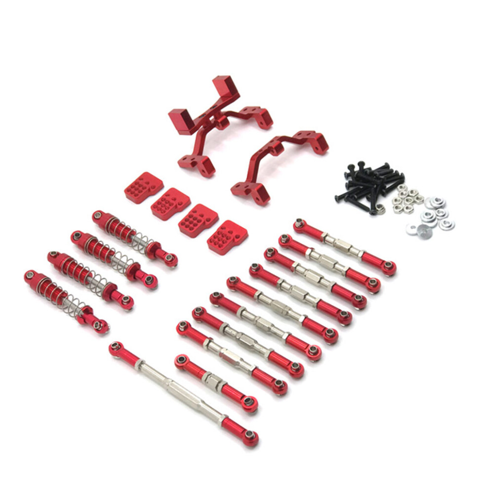 (Red) RC Car Shock Absorber Set Vehicle Pull Rod Kit Automobile Modified-image-OPC-PKT8C69-NEW
