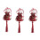 3-teiliges Duftsäckchen-set mit halter, tragbar, festtagsdekoration 7