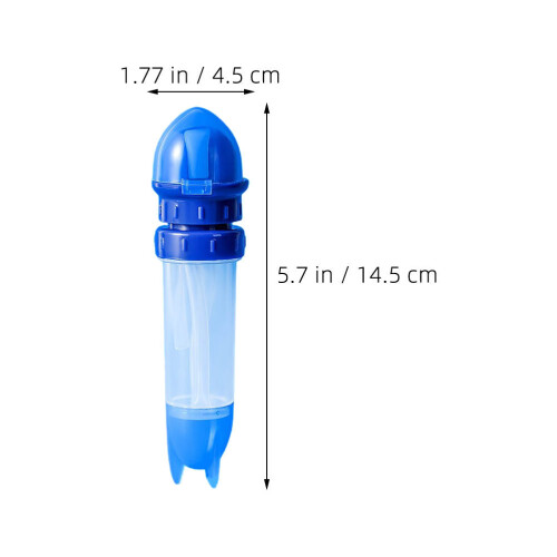 -pack auslaufsichere flaschenhülle mit strohhalmadapter, 1