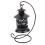 Moroccan Style Hanging Candle Holder Tea Light Stand - Black 1