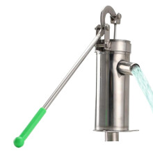 Manual Well Pump Stainless Steel Hand Water Pump For Well Water Suction Device Garden Outdoor Fountain Pond
