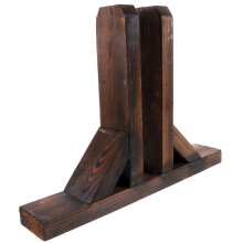 Houten Tuinafsluiting Basis Stevige Lichte Bruine Hek Houder