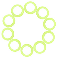 100 lichtgevende brandblusser ringonderdelen voor noodsituaties