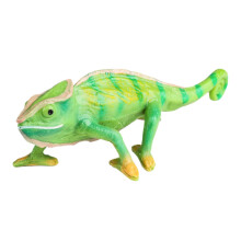 Color Changing Lizards Solid Color-Changing Chameleon Figure For Kids Beach Toy And Home Decoration Green