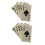 2 legering speelkaarten broche kleding of accessoire 10