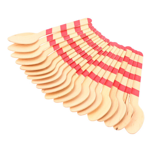 20 streep wegwerp cakelepels, ontwerp 2