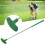 Mini Golf Putter Faltbare Edelstahl Stange Gummi 10