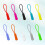 60pcs black zipper pull fixers for luggage bag coat replacement 10