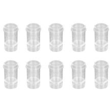 1000Pcs Clear Plastic Specimen Cups Multi-Purpose Storage Holders