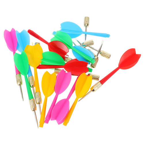 15pcs plastic outdoor darts set for training and play 2