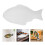 White Porcelain Fish Shaped Serving Plate Multipurpose Snack Tray 7