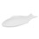 White Porcelain Fish Shaped Serving Plate Multipurpose Snack Tray 10