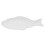 White Porcelain Fish Shaped Serving Plate Multipurpose Snack Tray 4