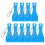 10 stuks plastic schraper sleutelhanger voor etiketten 10