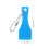 10 stuks plastic schraper sleutelhanger voor etiketten 3