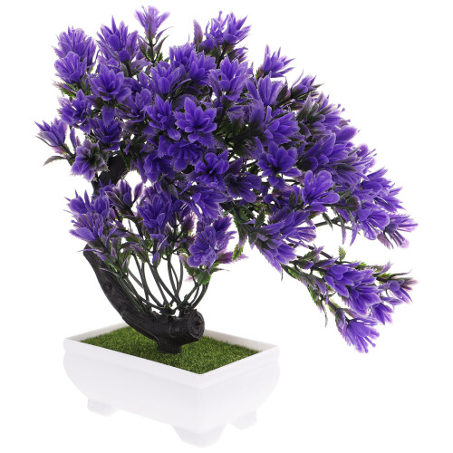 Potted Plant Artificial Decor Multi Room 1set 8.7x8.7in 2