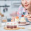 1Set Cake Serving Plate Met PP En Basis, Stevig 6