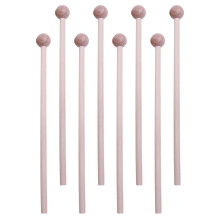8Pièces Baguettes En Bois Pour Percussion Enfants Couleur Marron Clair