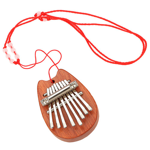 Mini Kalimba Bois Métal Durable Compacte Transportable 2