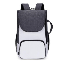Polyester Tennis Backpack Multi Functional For School And Sports Activities White