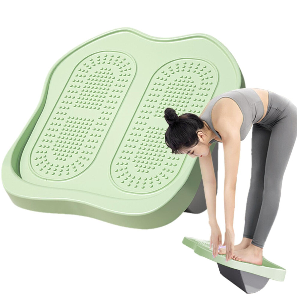 Calf Stretch Wedge Adjustable Slant Board Anti Shake Calf Stretch Board For Injury Prevention & Rehabilitation Green