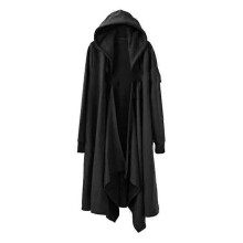 Halloween Kostüm Unisex Plus Größe 6xl Vintage Mittelalterlichen Schwarzen Kapuzen Gothic Vampire