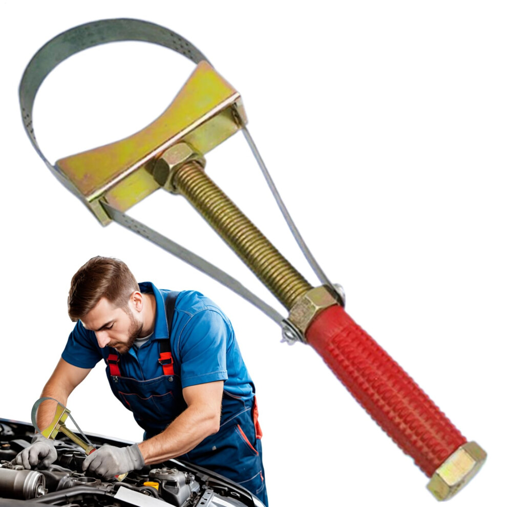 Oil Filter Wrench Tool Adjustable Belt Wrench For Car Maintenance Equipment Oil Filter Removal Tool Large 9354506021849