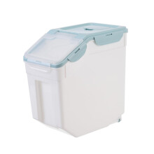 Pet Food Container Airtight Lid Dog Food Storage Bin Small Size Nordic Blue Suitable For Cats And Dogs